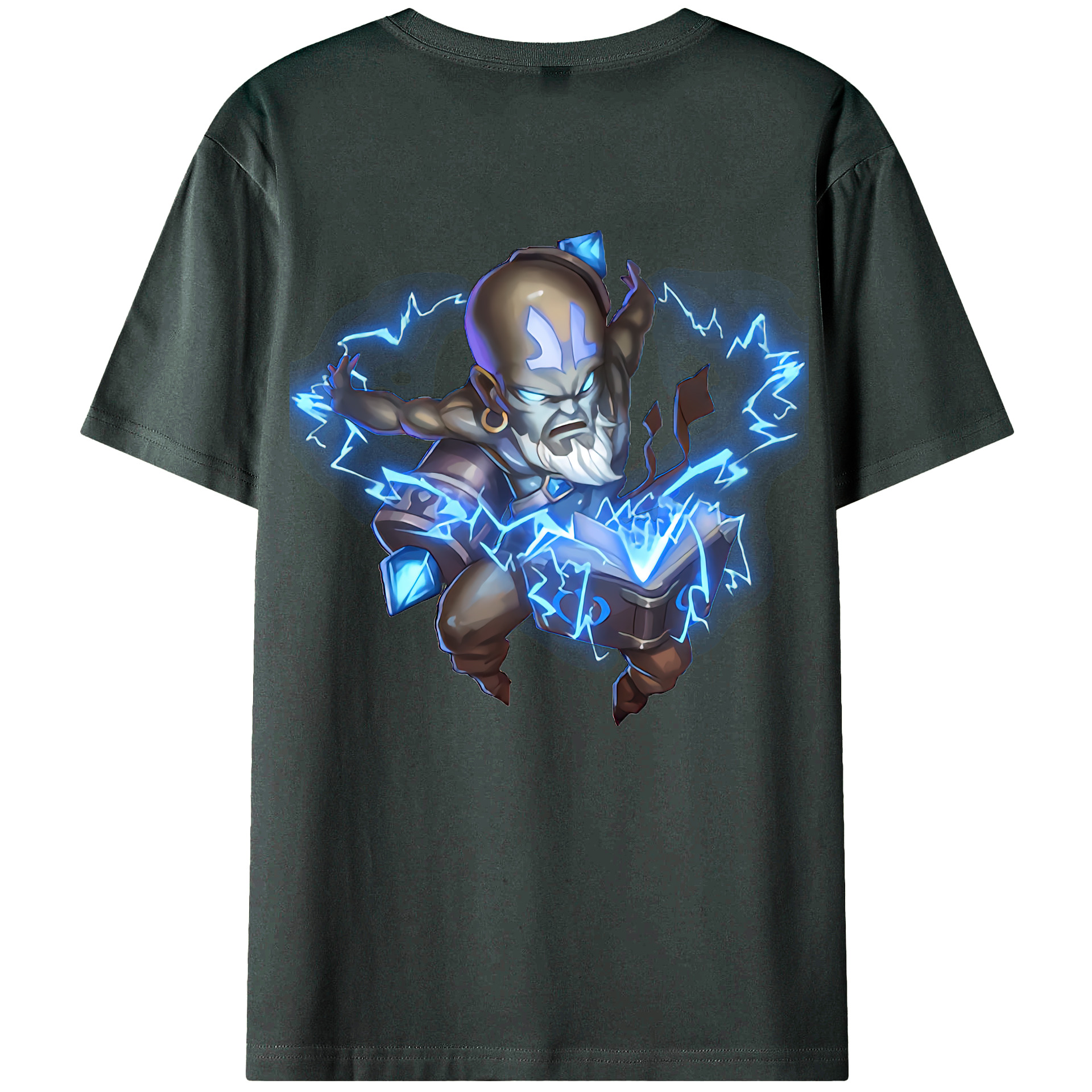 （画像用） リーグ・オブ・レジェンド League of Legends LOL 綿100％ メンズ半袖Tシャツ（バックプリント） 通気性